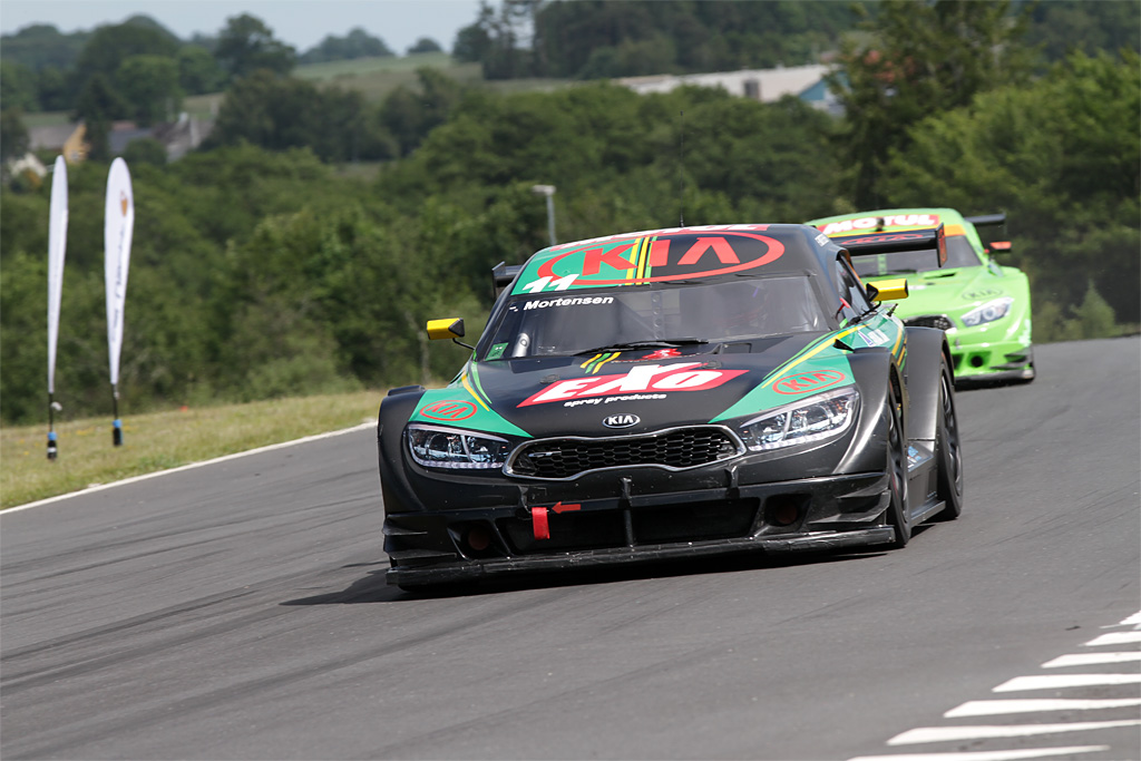 Frederiks Kia racer kom først over målstregen i 1. heat!
(Foto: Motorsporten.dk)
